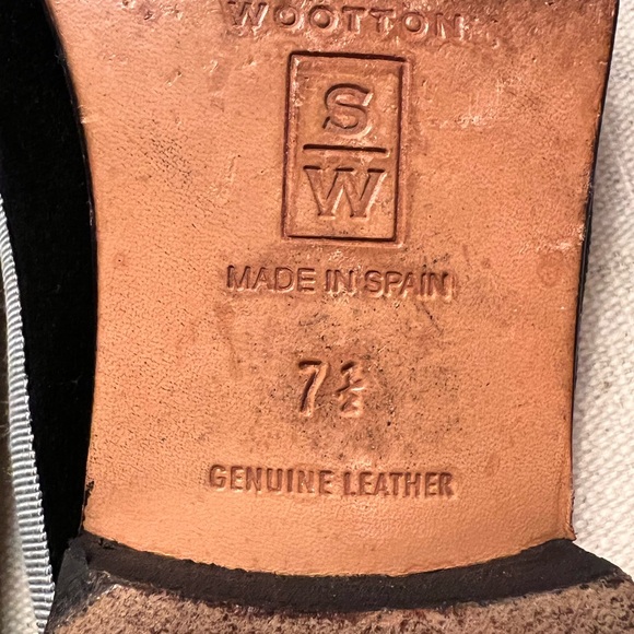 Stubbs & Wooten Slide on Velvet Mules Flats Loafer - Picture 7 of 7